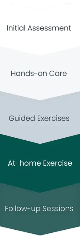 At-home exercise session