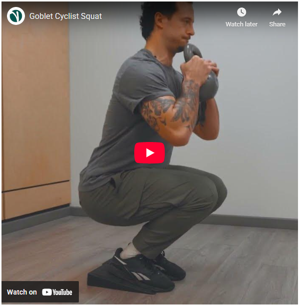 Goblet Cyclist Squats: The Ultimate Quad Builder & Posture Enhancer