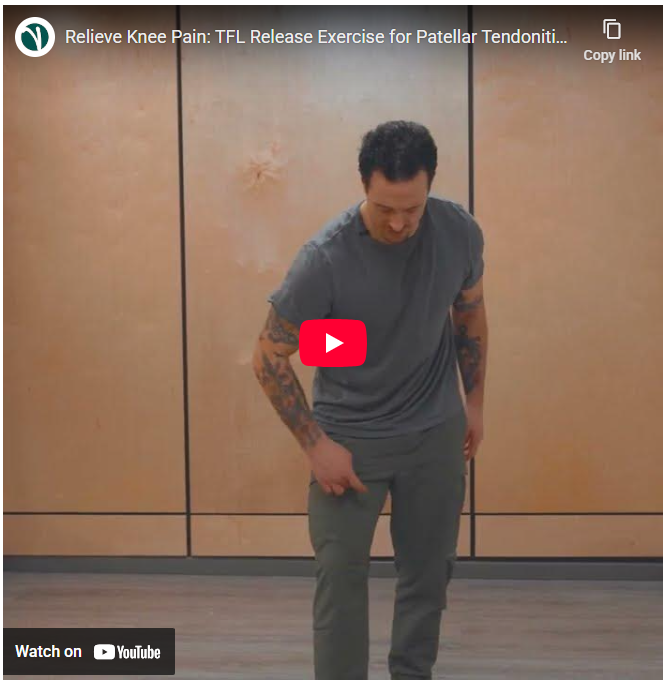 Relieve Knee Pain: TFL Release Exercise for Patellar Tendonitis & IT Band Syndrome