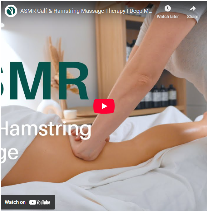 ASMR Calf & Hamstring Massage Therapy | Deep Muscle Relaxation for Recovery & Stress Relief